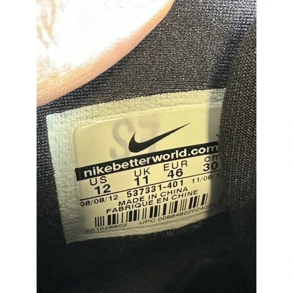 Nike Air Penny 5 Memphis‎ Tigers Men's Size 12 Blue Basketball Shoes 537331-401 - Picture 9 of 9